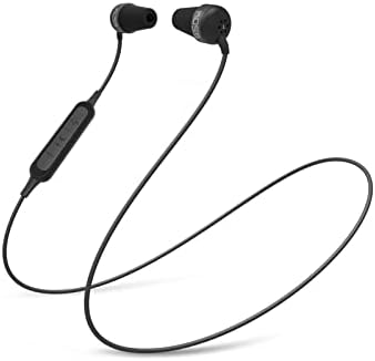 KOSS The Plug Bluetooth Wireless In-Ear Headphones with Noise-Isolating Memory Foam Cushions – Ultimate Comfort & Sound Clarity for Active Lifestyles, Black, Sweat Resistant Design for Seamless Connectivity and Enhanced Device Compatibility