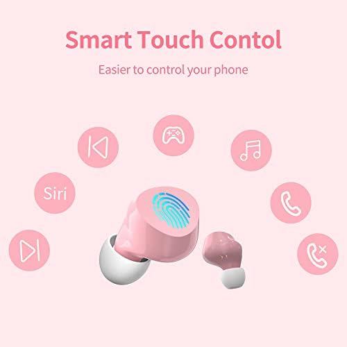 Adorable Panda-Themed Kids Wireless Earbuds – Bluetooth 5.0 with 36 Hours Playtime & IPX6 Waterproof for Active Lifestyles – 3 D Stereo Sound & Built-in Mic for Hands-Free Calling – Perfect for Children and Adults