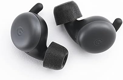 Elevate Your Listening Experience with Comply Memory Foam Earbud Tips for Google Pixel Buds & A-Series | Ultimate Comfort & Secure Fit | Enhanced Noise Isolation in Black – Medium (3 Pairs) for Optimal Audio Clarity and Convenience