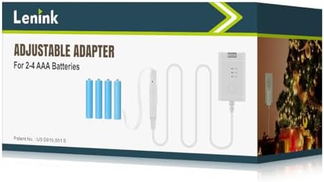 Lenink Adjustable AC Power Supply Adapter – Eco-Friendly AAA Battery Replacement Solution with 3 V-6 V Versatility for All Your Electronic Devices