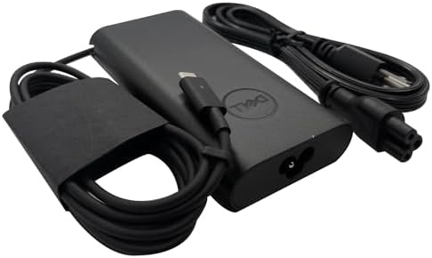 Dell 90 W USB Type-C AC Power Adapter – Enhanced Charger for Precision 3470/3570/5770, XPS 15 9520, Latitude 9330/9430/5530 Series, and Inspiron 7420 – Genuine Original Adapter with 3 FT Cord for Rapid Charging and Versatile Compatibility – Perfect for Professionals and Students Seeking Reliable Power Solutions