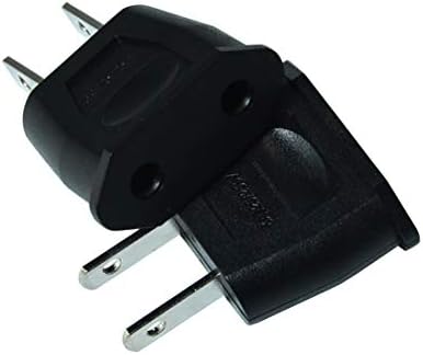 Premium Dual Pack EU to US Travel Adapter – High-Speed Power Plug Converter for Effortless European to American Device Compatibility, Lightweight and Portable Design Perfect for Travelers and Everyday Use