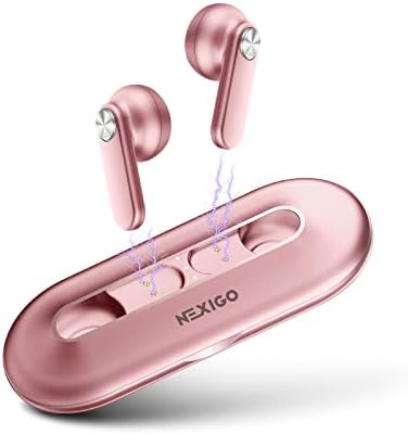 Nexi Go Air T2 Ultra-Thin Wireless Earbuds – Superior Qualcomm QCC3040 Chipset, Bluetooth 5.2 for Instant Connectivity, 4-Mic CVC 8.0 Noise Cancelling for Exceptional Clarity, apt X High-Definition Sound, 28-Hour Playtime with Quick USB-C Charging, IPX5 Waterproof Design for Active Lifestyles – Sleek Black Finish for Ultimate Comfort and Style