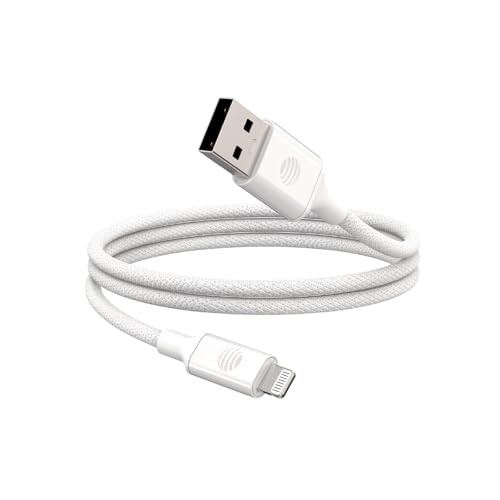 AT&T 6 ft Braided USB-C Charging Cable – Durable & Tangle-Free Cord for Fast Data Transfer and Universal Device Compatibility – Ideal for Phones, Tablets, and Laptops – Includes Warranty for Enhanced Reliability – Sleek Black Design