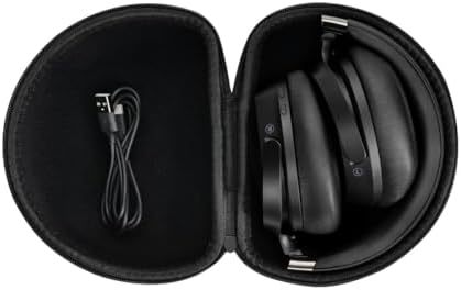 Elevate Your Audio Journey with Monoprice Dual Driver Bluetooth Over-Ear Headphones – Unmatched Active Noise Cancellation, 50 Hours of Immersive Playtime, and Swift USB-C Charging for Every Music Lover