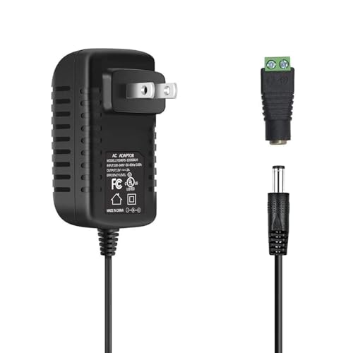 High-Performance 24 V LED Strip Power Supply Adapter | Universal AC to DC Converter for 5050 & 3528 Lights | Global Input Compatibility 100-240 V | Compact 5.5 x 2.1 mm Connector | Optimal Solution for CCTV Systems & Innovative Lighting Designs | Illuminate Your Space with Unwavering Dependability and Efficiency