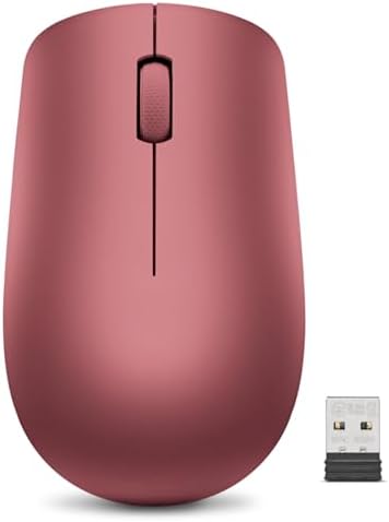 Lenovo 530 Wireless Mouse – Ergonomic Abyss Blue Design with 2.4 GHz Nano USB Receiver, 1200 DPI Optical Sensor for Precision Tracking, Lightweight & Portable for Effortless Navigation, Ideal for Left & Right-Handed Users, Perfect Companion for Work or Travel