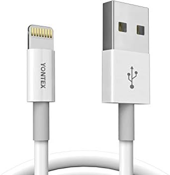 Revolutionary 6.6 ft Lightning Cable for i Phone & i Pad – MFi Certified Fast Charging & Data Transfer Solution for All Apple Devices Including i Phone Xs, XR, 8, 7, 6, Plus Models & i Pad Air – Durable, Flexible & Reliable Performance for Everyday Use