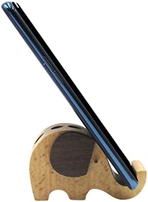 Whimsical Dog-Themed Wooden Phone Stand – Charming Desk Accessory for Mobile Devices, Perfect Gift for Pet Enthusiasts, Stylish and Functional Home Office Decor with Stable Anti-Slip Base for Enhanced Productivity and Optimal Viewing Experience