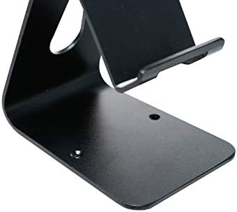 CTA Digital Security Desktop Tablet and Phone Stand – Premium Theft-Deterrent Solution with Scratch-Resistant Base and Compact Metal Plate for Retail and Educational Use – Sleek, User-Friendly Design for Enhanced Interaction and Device Protection