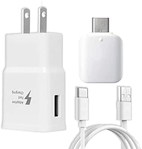 Ultimate Fast Charger with 10 FT USB Type C Cable for Samsung Galaxy – Adaptive Charging Technology for Rapid Power-Up on S9, S8, Note 10, S20, S21 Ultra & More – Premium Durability and Length for Everyday Convenience