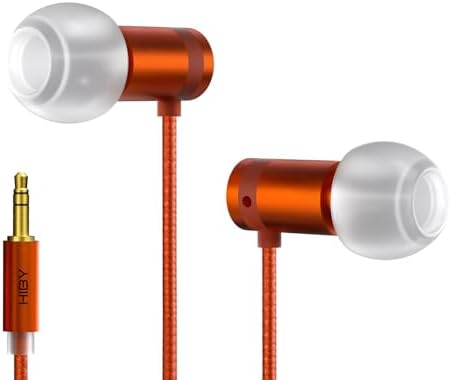 Experience Pinnacle Sound Precision with Hi By Yves Hi Fi Wired In-Ear Monitors – Premium Earbuds with Advanced Titanium Drivers and 6 mm N52 Magnets for Audiophile-Level Fidelity – Custom Dual-Density Ear Tips for Superior Noise Isolation and Universal Device Compatibility