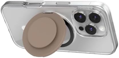 Mag Safe Pop Grip and Stand – Premium Magnetic Phone Accessory for i Phone – Customizable and Swappable Design for Optimal Grip and Hands-Free Convenience – Compatible with Wireless Charging, Elegant Black Finish for Enhanced Mobile Experience