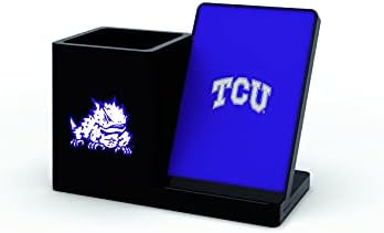 NCAA Unisex Fast Wireless Charging Stand & Desk Organizer – Stylish Multi-Device Charger for Sports Enthusiasts, Efficient Workspace Solution with Built-in Accessory Compartments