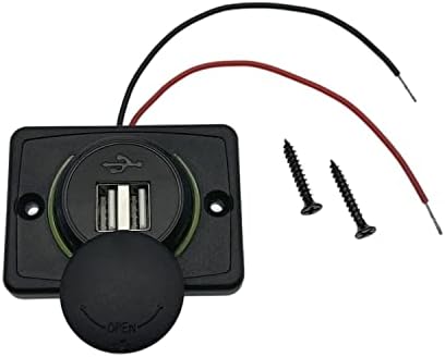 High-Speed 12 V RV USB Charger with Quick Charge 3.0 – Dual USB Ports for Rapid Charging in Cars, Campers, and Boats – Essential Marine Accessory for Travelers and Adventurers