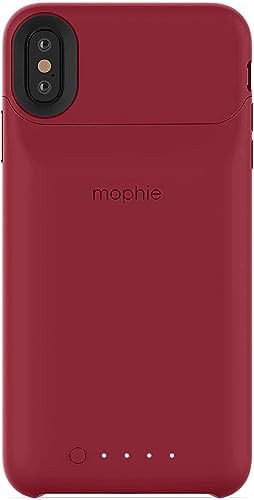 mophie Juice Pack Access for i Phone XS/X – Ultra-Slim Wireless Battery Case in Dark Red – 2,000 m Ah Power Bank for Seamless Charging and Stylish Protection – Elevate Your Device with Enhanced Compatibility and Speed