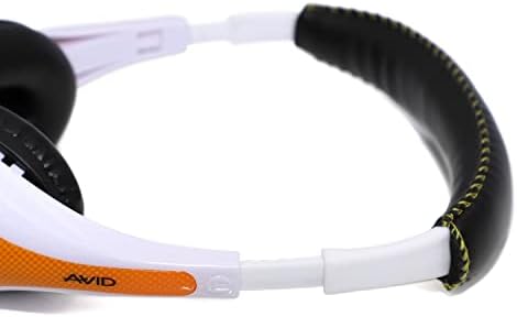 Avid AE-36 White Headset with Adjustable Boom Microphone – Ultimate Classroom Audio Solution for Students and Educators, Compatible with Tablets, Lightweight Design for Extended Use, Superior Sound Clarity for Testing and Assessments