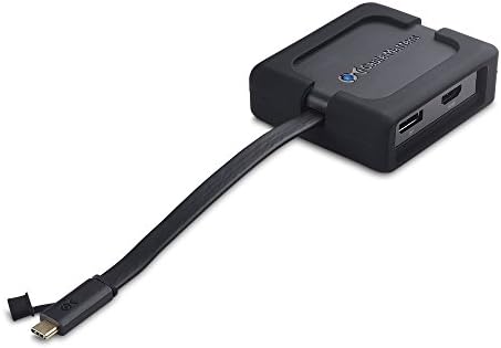 High-Performance Cable Matters USB C Hub with HDMI, Display Port & VGA – Multiport Adapter for Seamless Connectivity | Fast Ethernet & 60 W Charging | Compatible with Thunderbolt 3, USB4, Mac Book Pro, Dell XPS & More – Enhance Your Workspace Today!