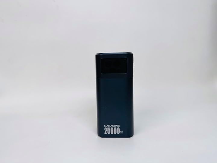 High-Capacity 25000 m Ah Portable Power Bank with Fast 20 W Charging and Built-in Cable – Ideal for Mac Book Pro/Air, i Phone 15/14/13 Series, and Samsung Devices – Ultimate On-the-Go Charging Solution for Professionals and Travelers