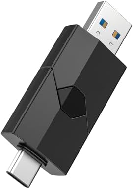 RAOYI 128 GB Dual OTG USB C Flash Drive – Versatile 2-in-1 Memory Stick for i Phone 15, i Pad Pro, Android Devices | Portable Retractable USB 3.0 Storage Solution with Enhanced Speed and Compatibility | Perfect for Professionals & Students on the Go