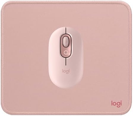Logitech POP Wireless Mouse in Heartbreaker Rose – Customizable Emojis, Silent Click Technology, Precision Scrolling & Multi-Device Compatibility for Effortless Navigation and Personal Expression