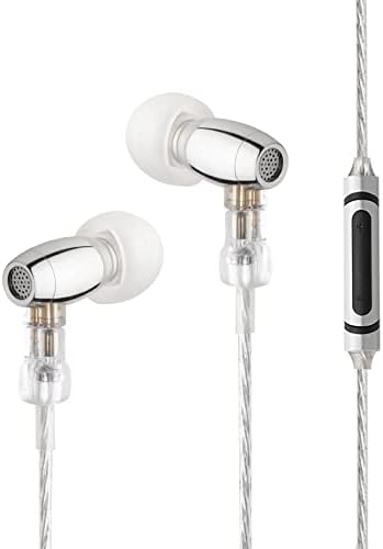 HZSOUND Hi-Fi Wired Earbuds – Professional In-Ear Monitors with Advanced Polymer Composite Diaphragm and Dynamic Driver for Superior Audio Clarity, Integrated Volume Control, and Ergonomic Comfort – Ideal for Musicians and Audiophiles Across All Music Genres