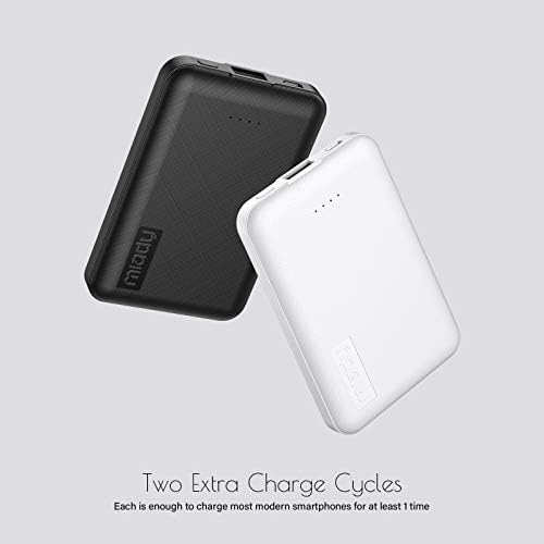 Miady Dual 5000 m Ah Mini Portable Charger – Ultimate Travel Power Bank with Fast USB-C Charging for i Phone 16/15, Galaxy S24/S22, and Android Devices – Lightweight, Compact Design for On-the-Go Convenience and Enhanced Device Compatibility