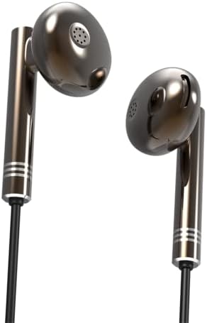 High-Performance Wired Earbuds with Noise Cancelling – 3.5 mm Bass Headphones for Optimal Sound Quality on Computers, Laptops, TVs, and Android Devices – Ergonomic In-Ear Design for Extended Comfort and Immersive Listening Experience