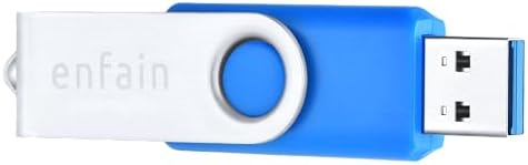 Enfain 64 GB USB 3.0 Flash Drive Pack – High-Speed Data Transfer Up to 90 MB/s, Multi-Color Thumb Drives for Effortless File Sharing & Storage, Perfect for Students and Professionals, Portable & Durable USB Storage Solution
