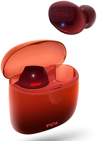TCL SOCL500 TWS Wireless Earbuds – Dynamic Pumping Bass & 26-Hour Playtime, Bluetooth 5.0, Waterproof Design, Noise Isolation, Secure Fit for Active Lifestyles – Sunrise Orange – Ultimate Audio Companion for Gym and Travel