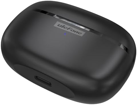 Ulefone Premium Wireless Earbuds with Bluetooth 5.1 – Touch Control In-Ear Headphones Featuring LED Display and Type-C Fast Charging for i Phone & Android – Superior Sound Quality for Professionals and Music Enthusiasts