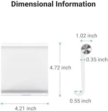 UGREEN Dual Pack Adjustable Tablet Stand Holder for Desk – Versatile i Pad and Phone Support for Enhanced Productivity, Ergonomic Comfort, and Sleek Design in Black and White – Perfect for Home and Office Use, Multi-Angle Viewing, and Portable Convenience