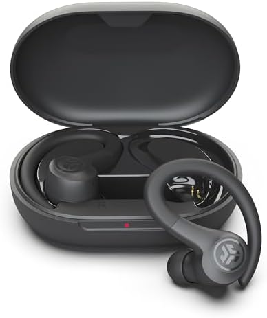 JLab Go Sport+ Wireless Workout Earbuds – Unrivaled 35+ Hour Bluetooth Battery Life, C3 Clear Calling Technology for Distinct Conversations, and Secure Earhook Design for Unyielding Stability During Workouts – Elevate Your Sound Experience with 3 Adjustable EQ Settings and Broad Device Compatibility in Sleek Graphite Finish