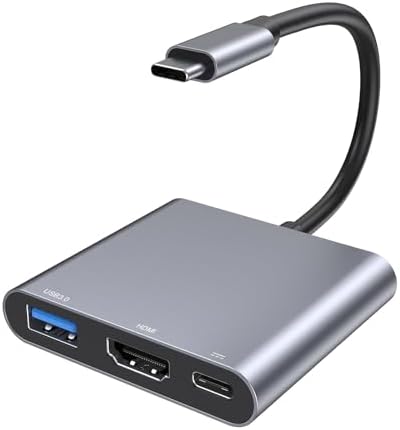 Elevate Your Workflow with the USB C to Dual HDMI Adapter – Ultimate Type C HDMI Splitter for Dual Monitor Setups, Featuring Fast USB 3.0 Hub and 100 W Power Delivery for Mac Book, Dell XPS, HP, Surface & Chromebook – Ideal for Multitasking and Professional Use