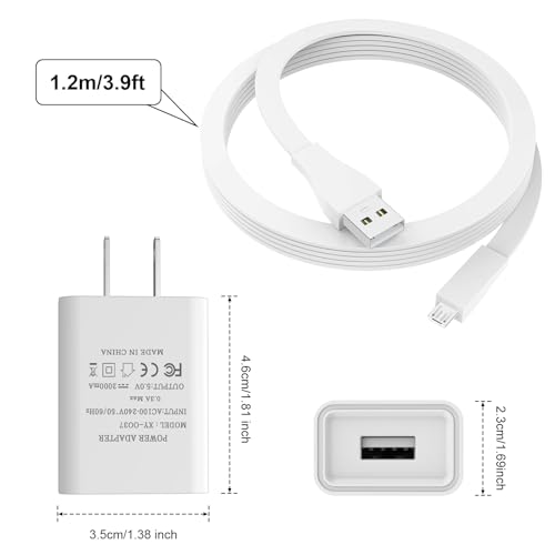 Ultimate Ears USB Boom Charger Cable – Fast Charging Adapter for UE Wonderboom, Boom 3, Megaboom 3, Blast, Megablast & Roll Speakers (White) – Unmatched Compatibility & Durability for Music Enthusiasts