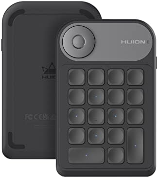 Revolutionize Your Creative Workflow with the HUION Keydial Mini Bluetooth Programmable Keypad – 5 Anti-Ghosting Keys and 18 Custom Shortcuts for Effortless Control on Drawing Tablets, PC, Mac Book, and More – Ultimate Wireless Flexibility and Ergonomic Comfort