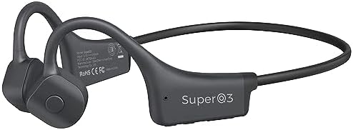 Ultra-Lightweight Bone Conduction Bluetooth Headphones – Waterproof Open-Ear Design for Enhanced Awareness and Comfort – Ideal for Sports, Workouts, and Hands-Free Calls with Crystal Clear Audio – Multi-Device Connectivity and Durable Performance for Active Lifestyles