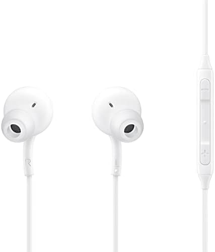 Elevate Your Audio Experience with 2025 Premium In-Ear Earbuds for Samsung Galaxy – Sleek White Stereo Headphones with 3.5 mm Jack, Integrated Microphone, and Effortless Volume Control – Designed for Maximum Comfort and Superior Sound Quality