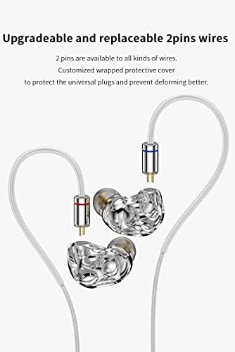 Transform Your Listening Journey with keephifi BLON BL-T3 High Fidelity In-Ear Monitors – Premium 11 mm Copper Clad Diaphragm for Deep Bass and Crystal Clear Vocals, Ergonomically Crafted for All-Day Comfort, Perfectly Suited for Sports, Gaming, and Music Enthusiasts, Enhanced Device Compatibility Featuring Built-in Mic for Effortless Hands-Free Communication – Lightweight Yet Durable Design to Complement Your Active Lifestyle