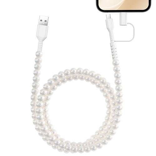 Revolutionize Your Charging Routine with the 3.3 FT USB to USB-C 2-in-1 Multi Charging Cable – MFi Certified, 66 W Fast Charger Compatible with i Phone 16-11 & Samsung Galaxy S25-S23 – Durable Beaded Design for Enhanced Style & Performance