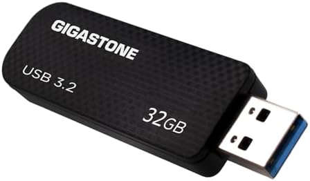 GIGASTONE Z30 128 GB Flash Drive 5-Pack – Ultra-Fast USB 3.2 Gen 1 with 100 MB/s Speed, Sleek Carbon Fiber Finish, Push-Pull Design, Keychain-Compatible for Effortless Data Transfer & Backup Across PC, Mac, TV, & Car Devices