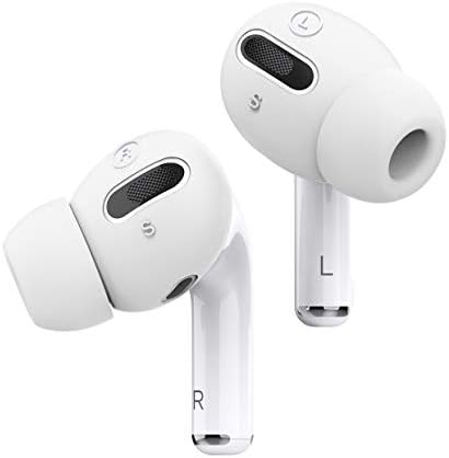 Enhance Your Audio Experience with elago’s Patented Air Pods Pro Ear Tips – 6 Pairs in Dark Grey for Ultimate Comfort and Fit – Anti-Slip Design with Integrated Covers, Compatible with Charging Case, Available in Large, Medium, and Small Sizes for Personalized Listening – Perfect for Audiophiles Seeking Quality and Convenience