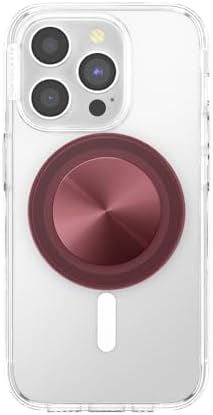 Stylish Dusty Rose Magnetic Phone Grip & Stand for i Phone Mag Safe – Secure Pop Socket with Kickstand for Effortless Hands-Free Viewing and Seamless Wireless Charging – Enhance Your Mobile Experience with Chic Functionality and Personalization Options