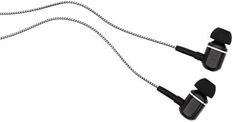 Elevate Your Audio Experience with Symphonized MTRX 2.0 Premium Wired Earbuds – Stylish Wood In-Ear Headphones Featuring Noise Isolation, Built-in Microphone & Volume Control, Ideal for Android Devices, Computers & Laptops (Gun Metal Finish) – Exceptional Sound Quality & Comfort for Music Lovers and Professionals