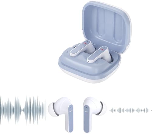 Wireless Blue Noise Cancelling Earbuds for Sleep – Advanced Active Noise Reduction Bluetooth Earphones for Ultimate Relaxation, Ergonomic Design for Comfort and Focus, Long Battery Life for Continuous Listening, Ideal for Travel and Daily Use