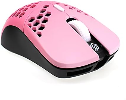 Gwolves Hati HTS Ultralight Honeycomb Wired Gaming Mouse – 48 g Precision with 16,000 DPI Sensor, Low Latency, Anti-Interference, 6 Customizable Buttons, On-Board Memory for PC/Mac/Laptop – Stardust Golden Small Edition for Maximum Speed and Comfort