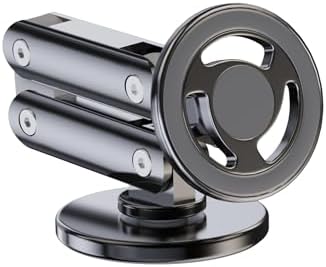 Versatile Mag-Safe Compatible Car Holder – One-Handed Operation for Seamless Navigation, Lightweight & Portable Design, Secure Magnetic Attachment for Safe Driving, Ideal for Travel and Daily Commutes – Sleek Black Finish