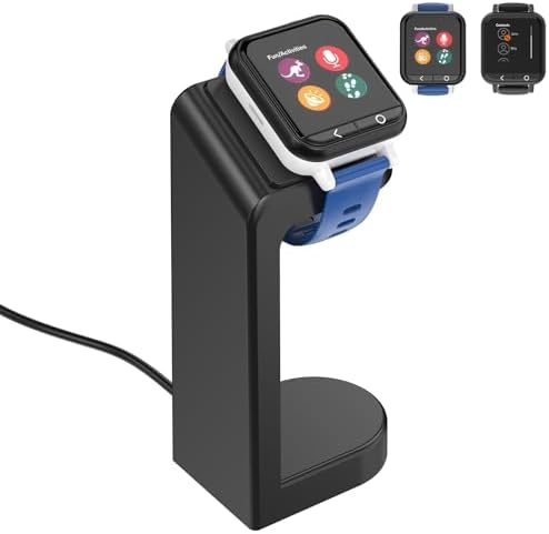 Gizmo Watch Charging Stand with 5 ft Fast Charging Cable – Premium Non-Slip Dock for Gizmo Watch Edition & 3 – Enhanced Durability, Sleek Design, and Optimal Charging Efficiency