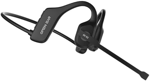Ultra-Light Open Ear Bluetooth Sports Headphones – Waterproof & Sweatproof Ergonomic Earbuds for Unmatched Comfort in Running, Cycling, and Hiking – Hands-Free Microphone with Ambient Awareness for Active Lifestyles