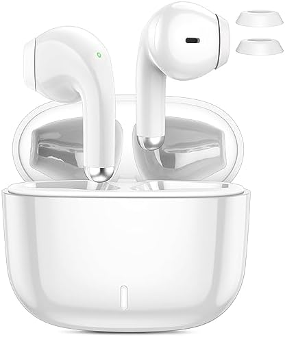 Revolutionary True Wireless Earbuds with Advanced Bluetooth 5.3 Technology – Unmatched Noise-Canceling Earphones Compatible with i Phone 16 Pro Max & Samsung Galaxy S25 – Lightweight Ergonomic Design, Superior HD Microphone, and Extended Battery Life for Ultimate Audio Freedom